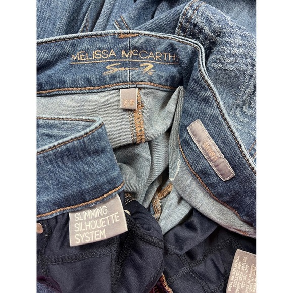 Melissa McCarthy High Rise Skinny Seven Jeans, Slimming Silhouette Size 16W - Picture 7 of 8